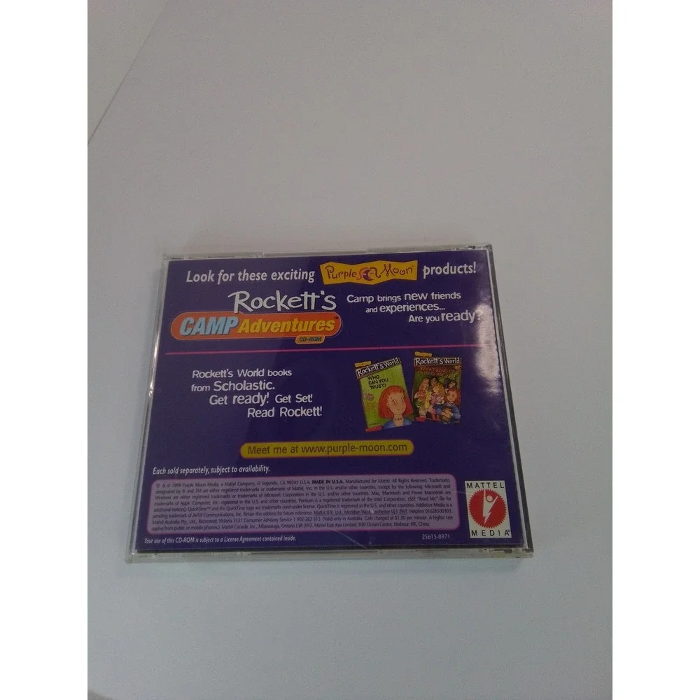 Purple Moon Secret Paths To Your Dreams CD-ROM PC Mac 1999 Mattel Media Vintage